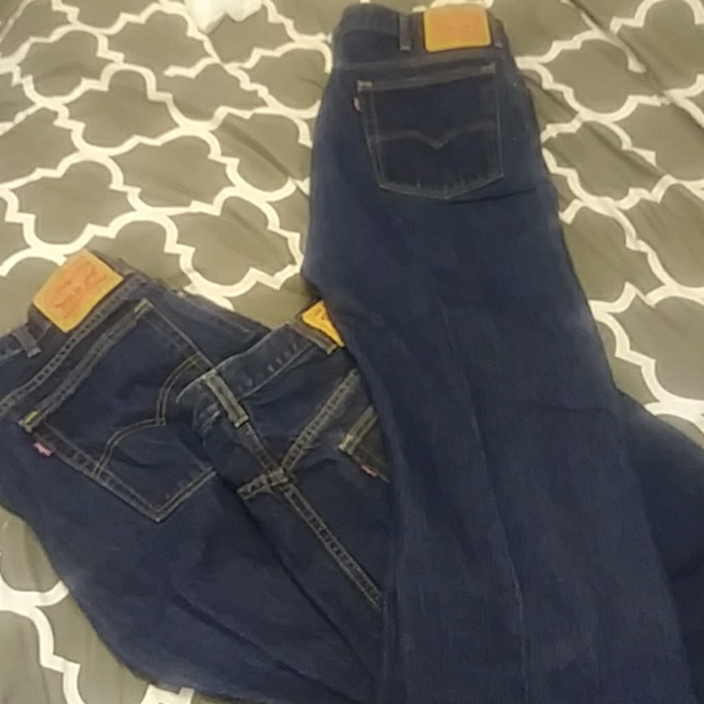 Men's Levi 517 jeans 3 pair bootcut